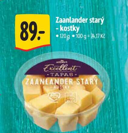 Zaanlander starý - kostky 120 g