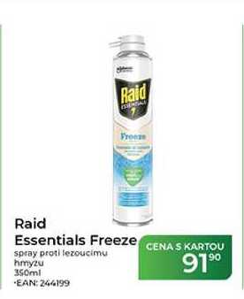 Raid Essentials Freeze spray proti lezoucímu hmyzu 350 ml