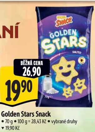 Golden Stars Snack, 70 g