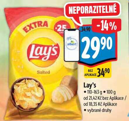 Lay's, 110-163 g 1