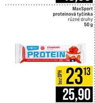MaxSport proteinová tyčinka různé druhy 50 g