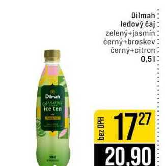 Dilmah ledový čaj zelený+jasmin černý+broskev černý+citron 0,5l