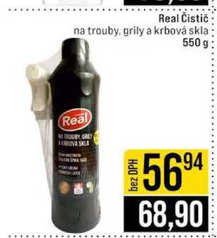 Real Čistič na trouby, grily a krbová skla 550 g