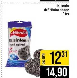 Niteola drátěnka nerez 2 ks