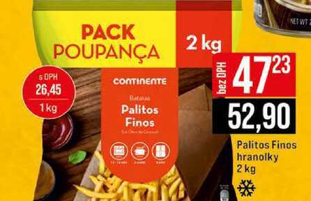 Palitos Finos hranolky 2 kg