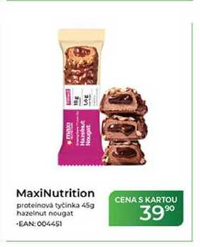 MaxiNutrition proteinová tyčinka 45g