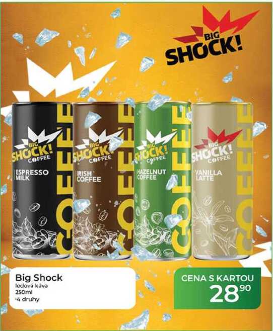 Big Shock ledová káva 250ml