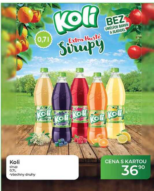 Koli sirup 0,7l