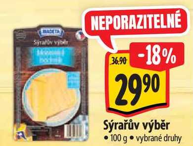 Sýrařův výběr, 100 g