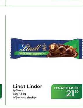 Lindt Lindor tyčinka 35g-38g