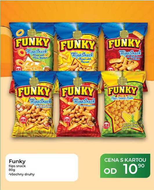 Funky flips snack 80g