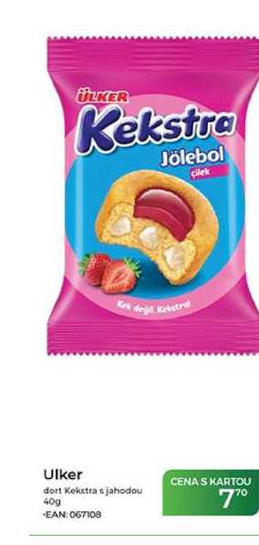 Ulker dort Kekstra s jahodou 40g