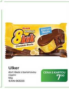 Ulker dort 8keks banánovou náplní 55g