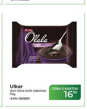Ulker dort Olala Sufle čokoláda 70g
