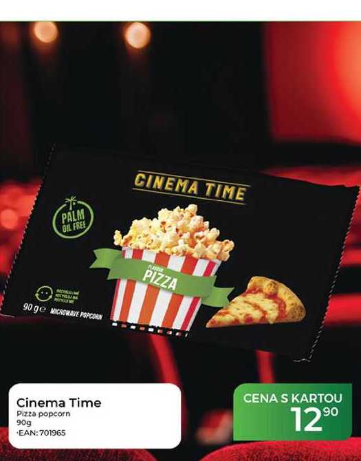 Cinema Time Pizza popcorn 90g