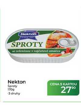 Nekton šproty 170g