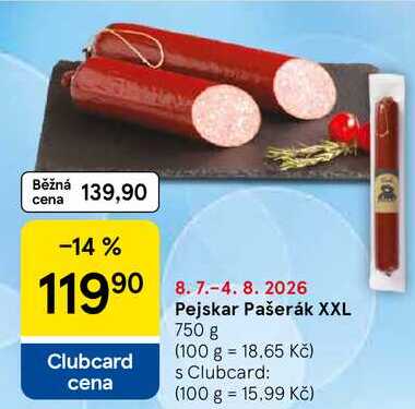 Pejskar Pašerák XXL, 750 g