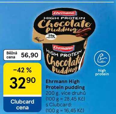Ehrmann High Protein pudding, 200 g, více druhů