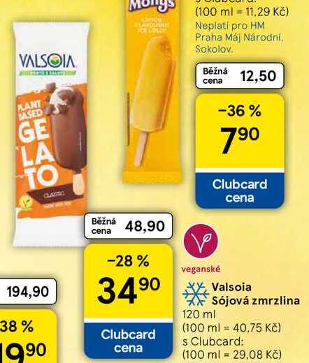 Valsoia Sójová zmrzlina, 120 ml