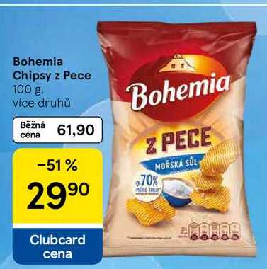 Bohemia Chipsy z Pece, 100 g