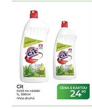Cit čistič na nádobí 1l 500ml