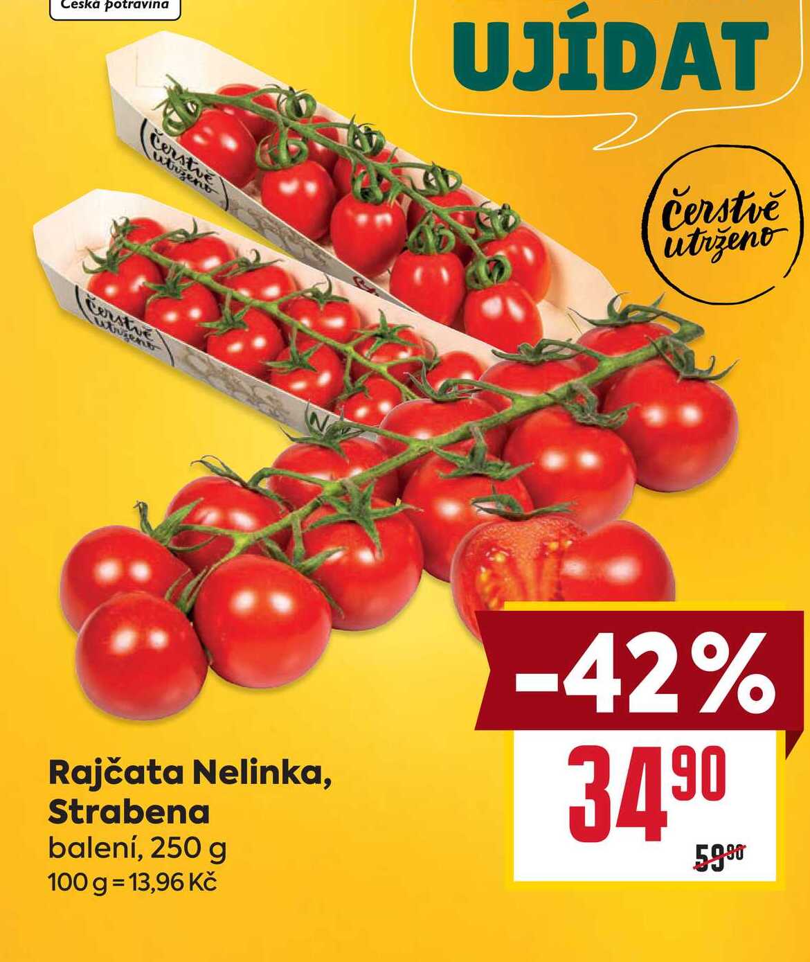 Rajčata Nelinka, Strabena balení, 250 g