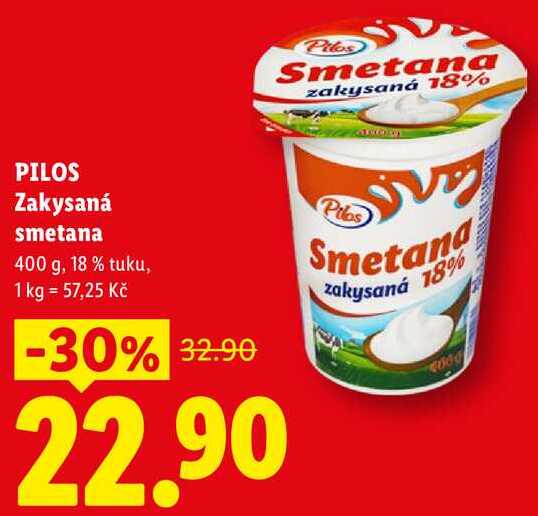 PILOS Zakysaná smetana, 400 g