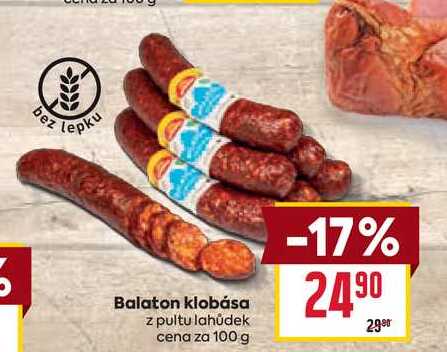 Balaton klobása