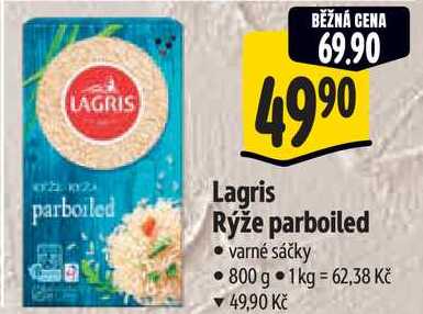 Lagris Rýže parboiled, 800 g