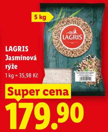 LAGRIS Jasmínová rýže, 1 kg