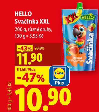 HELLO Svačinka XXL, 200 g