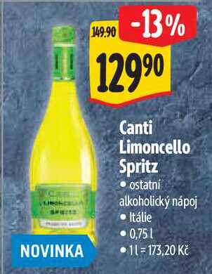 Canti Limoncello Spritz, 0,75 l