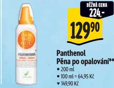 Panthenol Pěna po opalování, 200 ml