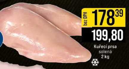 Kuřecí prsa solená 2 kg