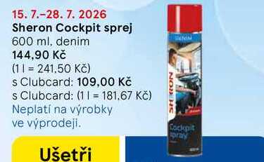 Sheron Cockpit sprej, 600 ml, denim