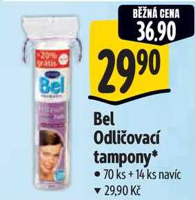 Bel Odličovací tampony, 70 ks + 14 ks navíc 2