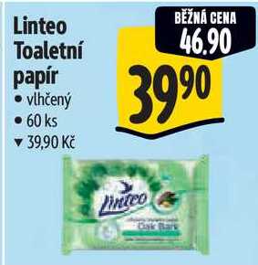 Linteo Toaletní papír, 60 ks