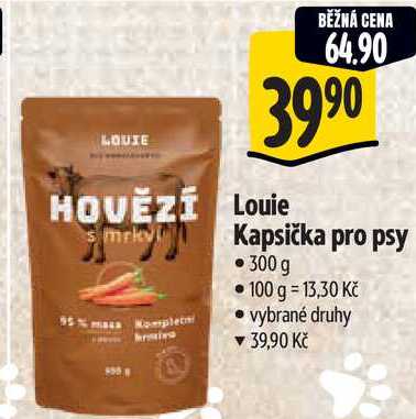 Louie Kapsička pro psy, 300 g
