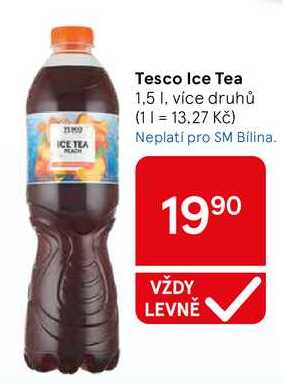 Tesco Ice Tea, 1,5 l