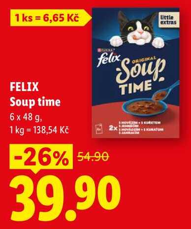 FELIX Soup time, 6 x 48 g