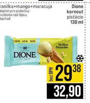 Dione kornout pistácie 130 ml
