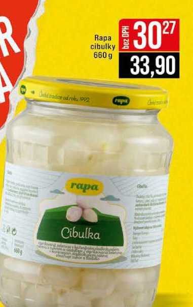 Rapa cibulky 660 g 