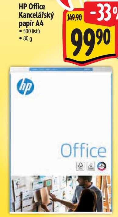 HP Office Kancelářský papír A4, 500 listů