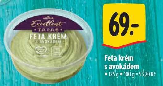 Feta krém s avokádem, 125 g