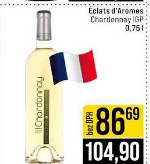 Éclats d'Aromes Chardonnay IGP 0,75l