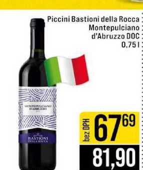 Piccini Bastioni della Rocca Montepulciano d'Abruzzo DOC 0.75l