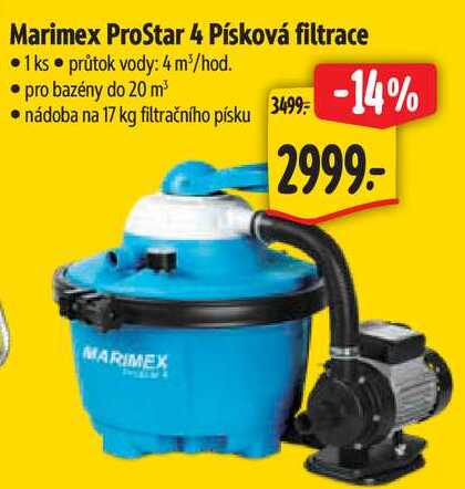 Marimex ProStar 4 Písková filtrace