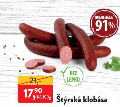 Štýrská klobása 100g