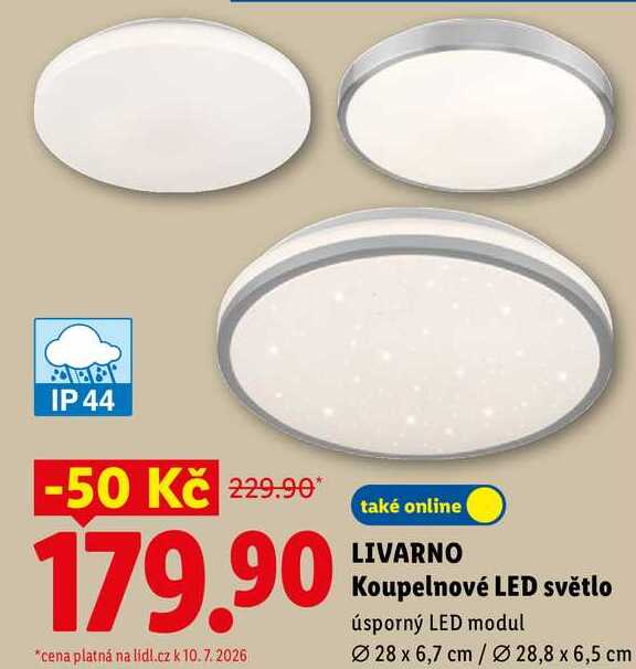 LIVARNO Koupelnové LED světlo