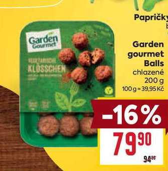 Garden gourmet Balls chlazené 200 g
